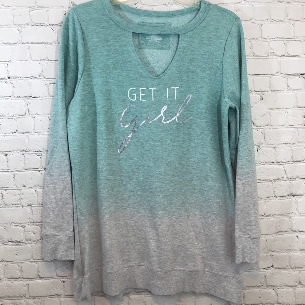 Lane Bryant ombre lightweight sweater size 10/12
